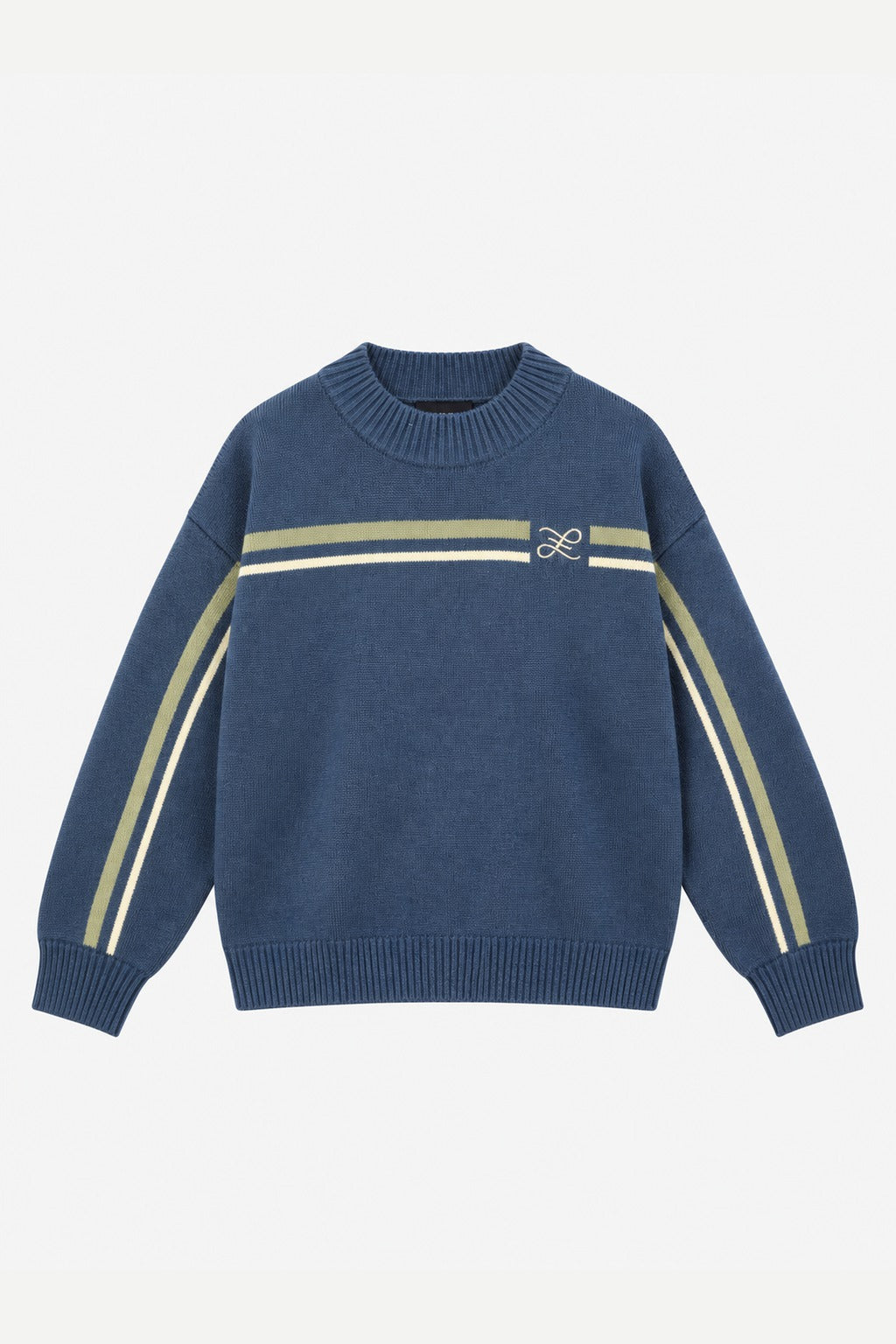 PETROL MERIDIAN KNIT SWEATER · delante (digital, portada)