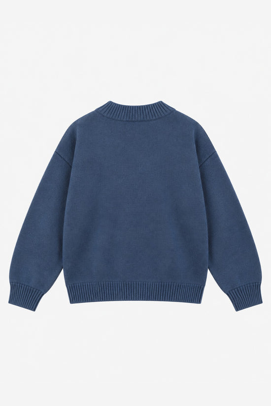 PETROL MERIDIAN KNIT SWEATER · espalda (digital)