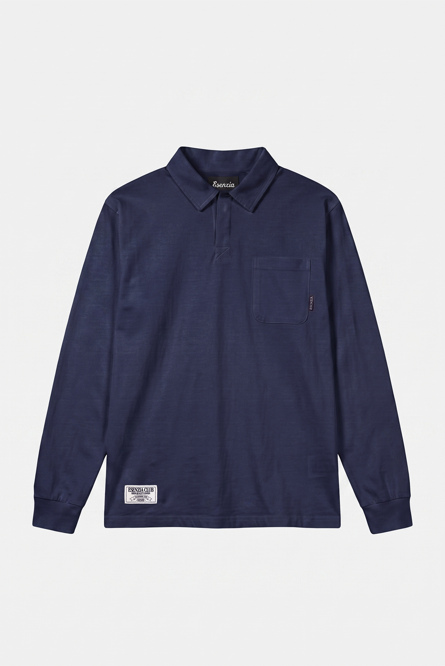 DARK BLUE COSTAL LONGSLEEVE POLO
