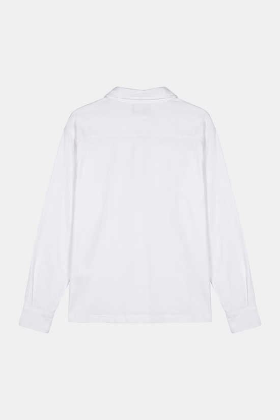 WHITE COSTAL LONGSLEEVE POLO