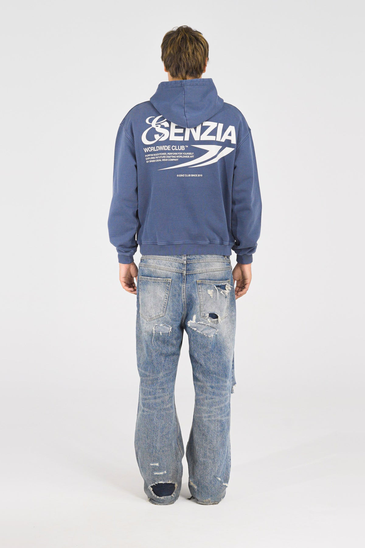 Prussian Harbour Hoodie — back