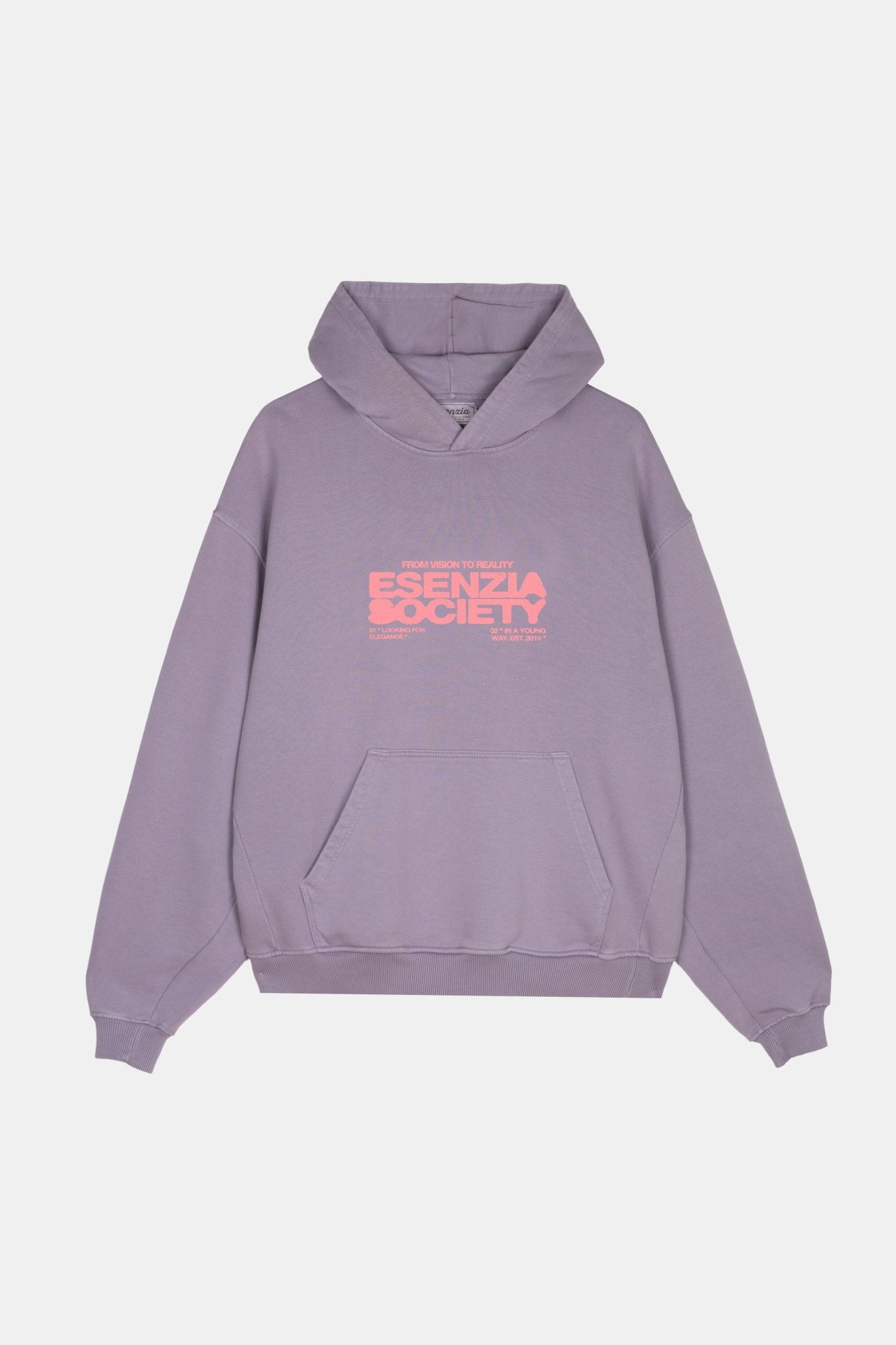 PURPLE SOCIETY HOODIE - Esenzia
