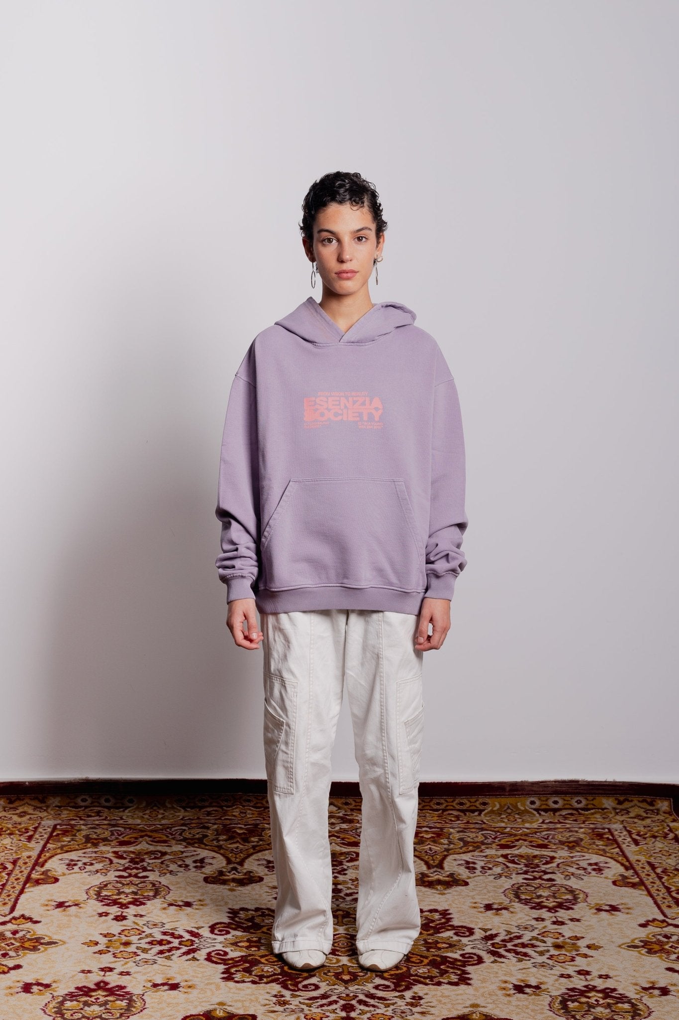 PURPLE SOCIETY HOODIE - Esenzia