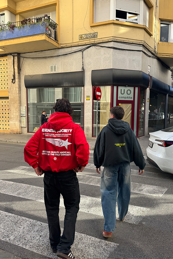RED CHERRY METEORITE HOODIE