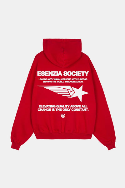 RED CHERRY METEORITE HOODIE