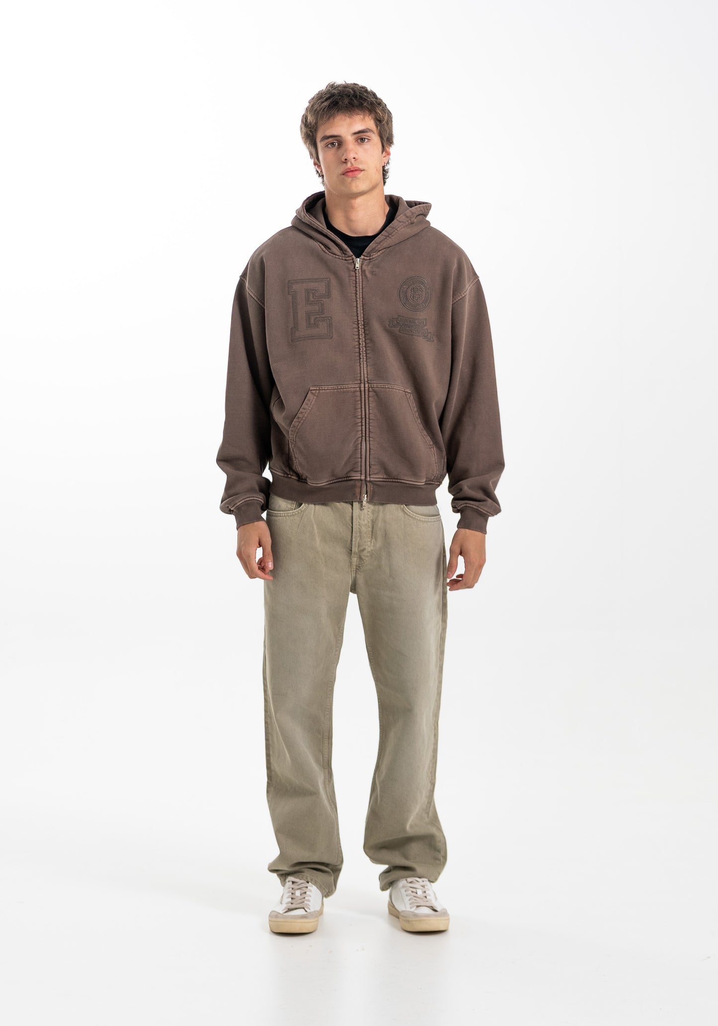 BROWN PATH ZIPPER