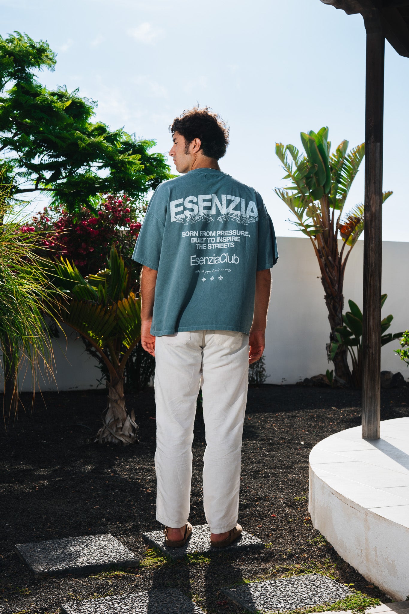GREEN TEGUISE TEE