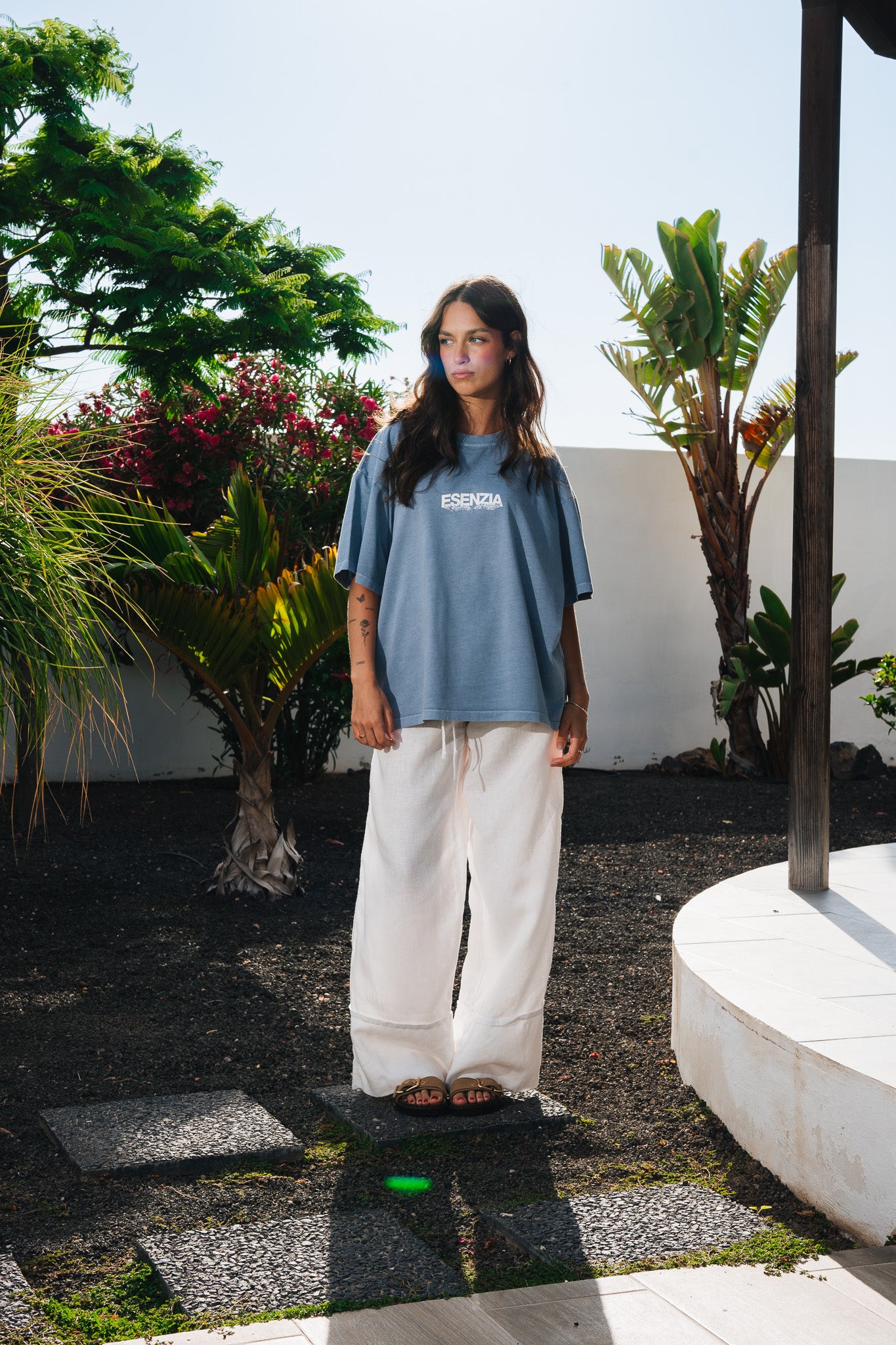 BLUE TEGUISE TEE