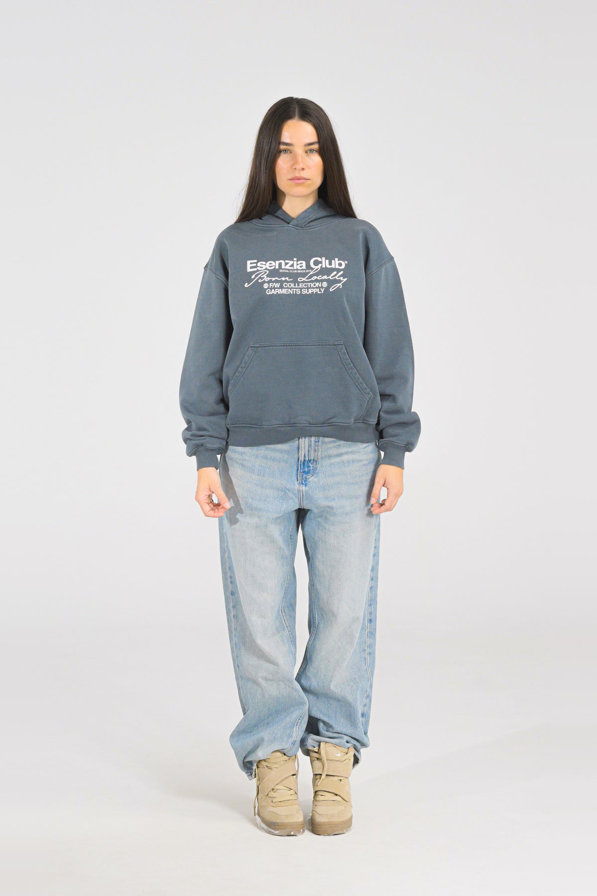 Spruce Supply Hoodie — on model