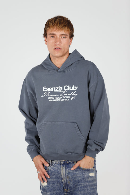 Spruce Supply Hoodie — front, on model