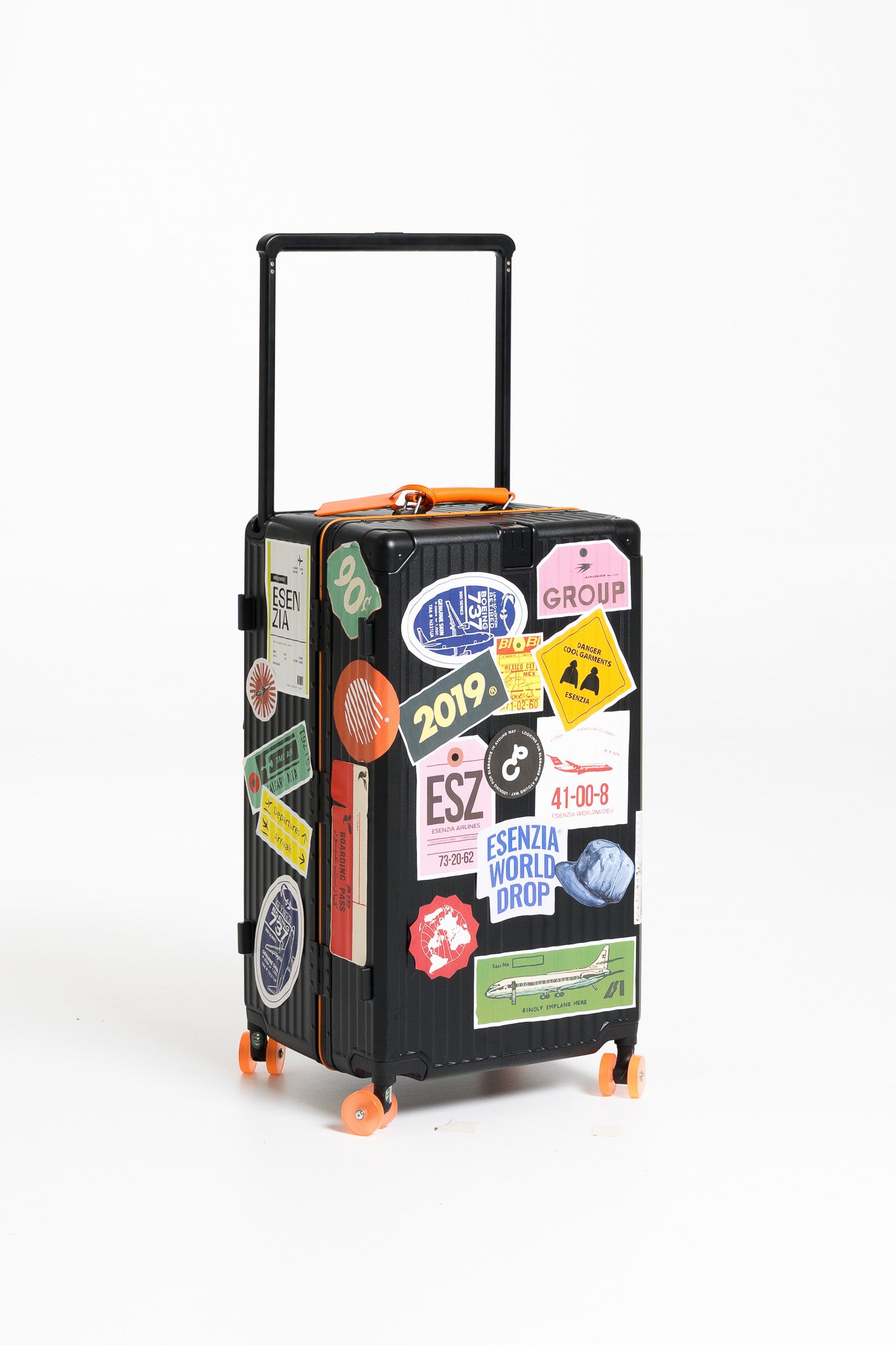 WORLDWIDE PATCHWORK SUITCASE