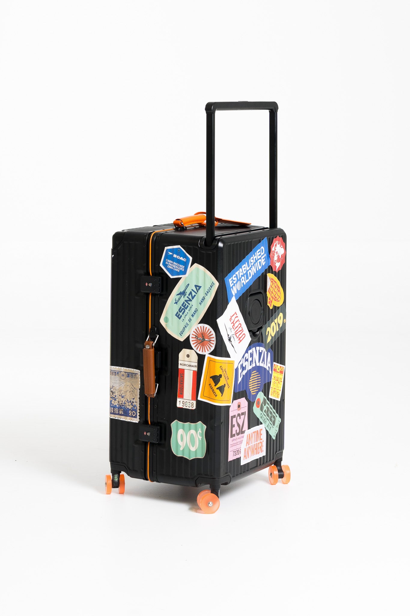 WORLDWIDE PATCHWORK SUITCASE