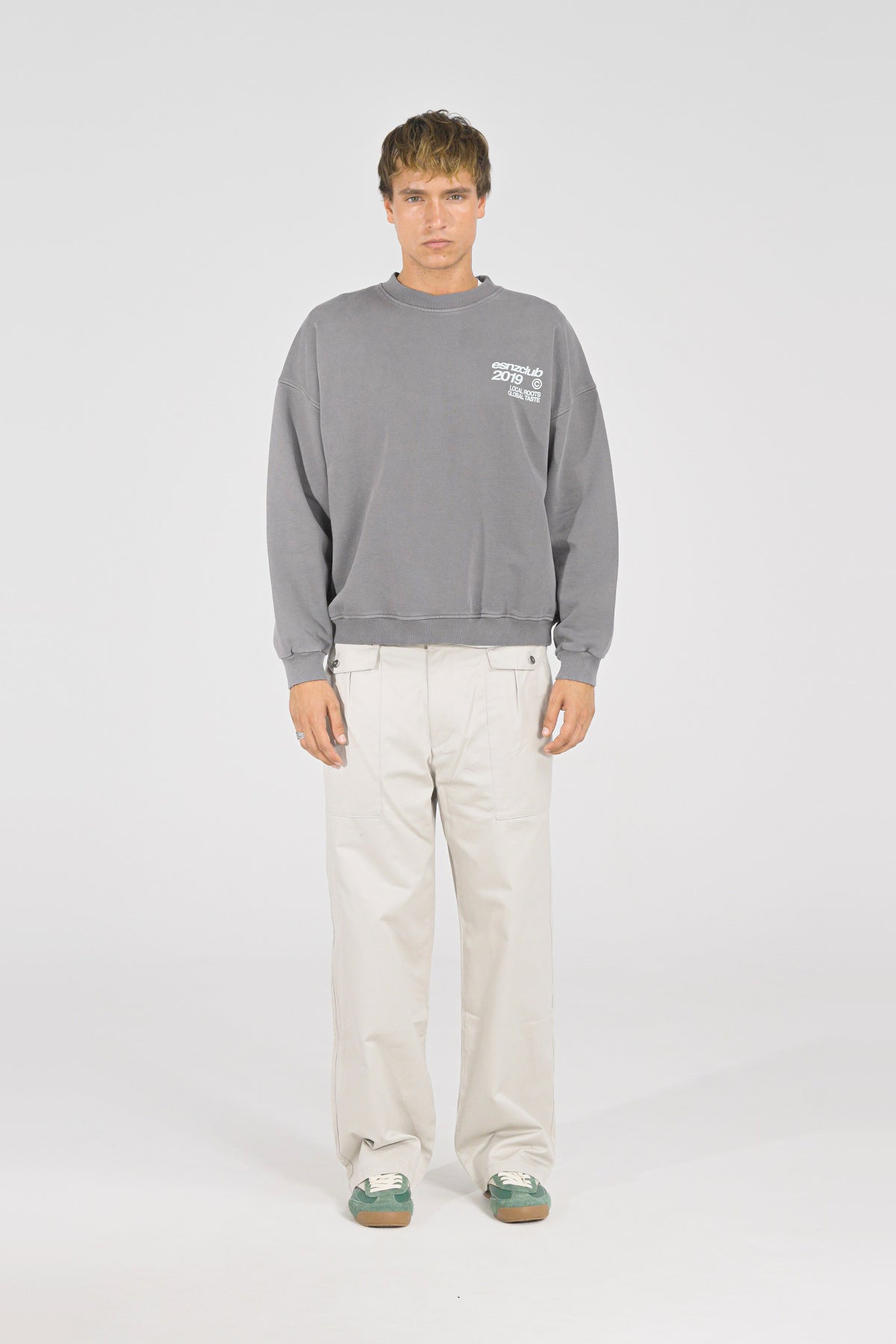 Steel Native Crewneck — front