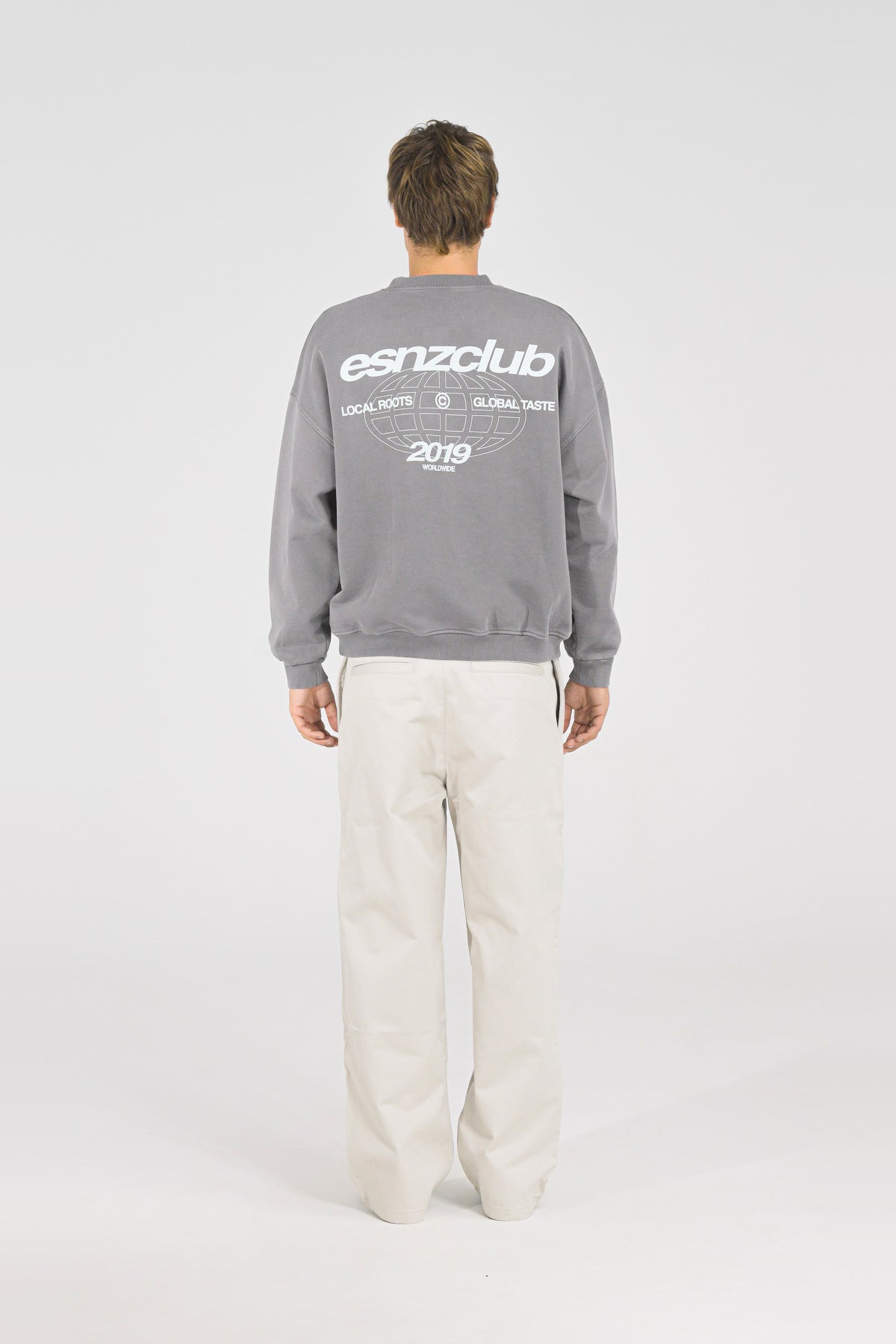 Steel Native Crewneck — back