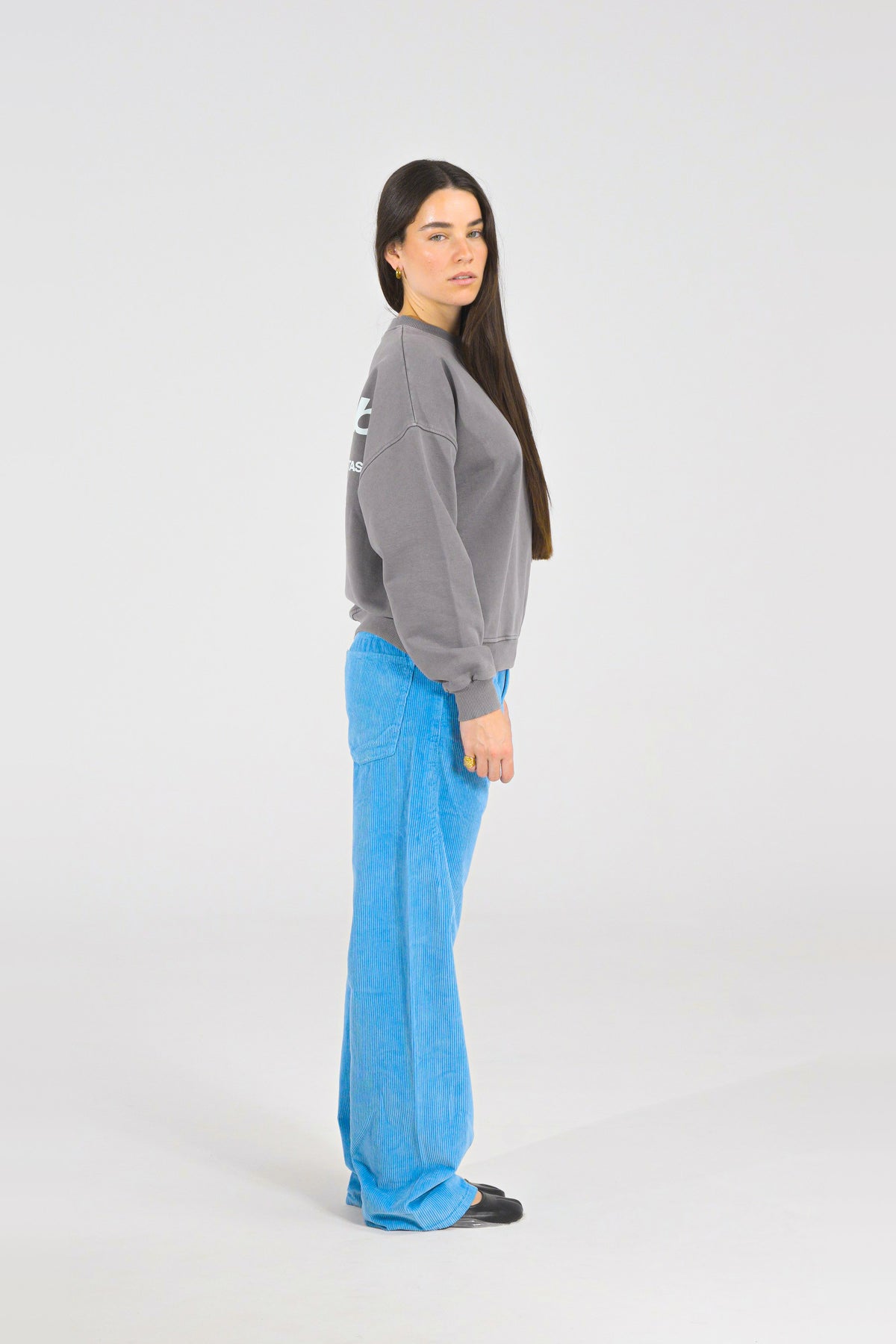 Steel Native Crewneck — side