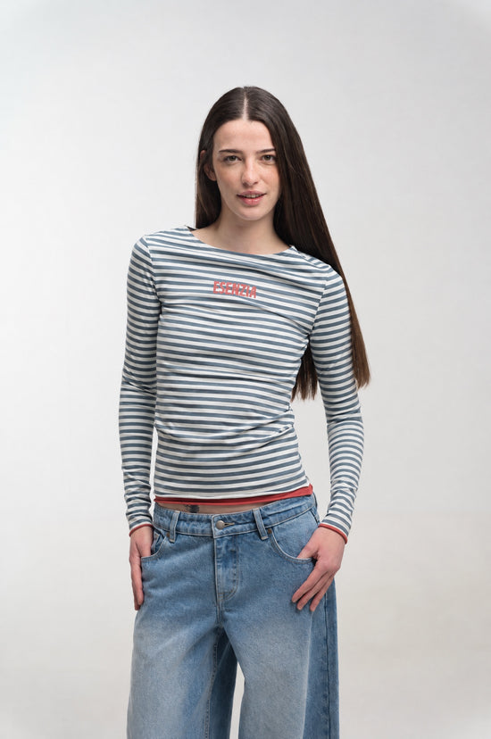 TEAL BRETON LONGSLEEVE