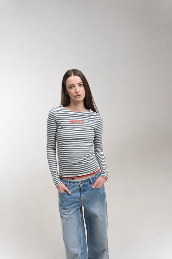 TEAL BRETON LONGSLEEVE