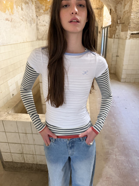 WHITE RINGER TEE · The Shift (orgánico 2)