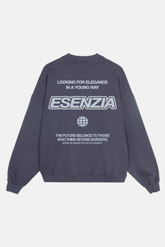 TIRE GREY BEYOND CREWNECK