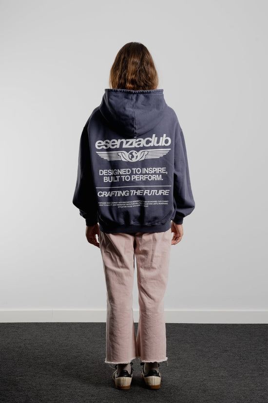 TIRE GREY RUSH HOODIE - Esenzia