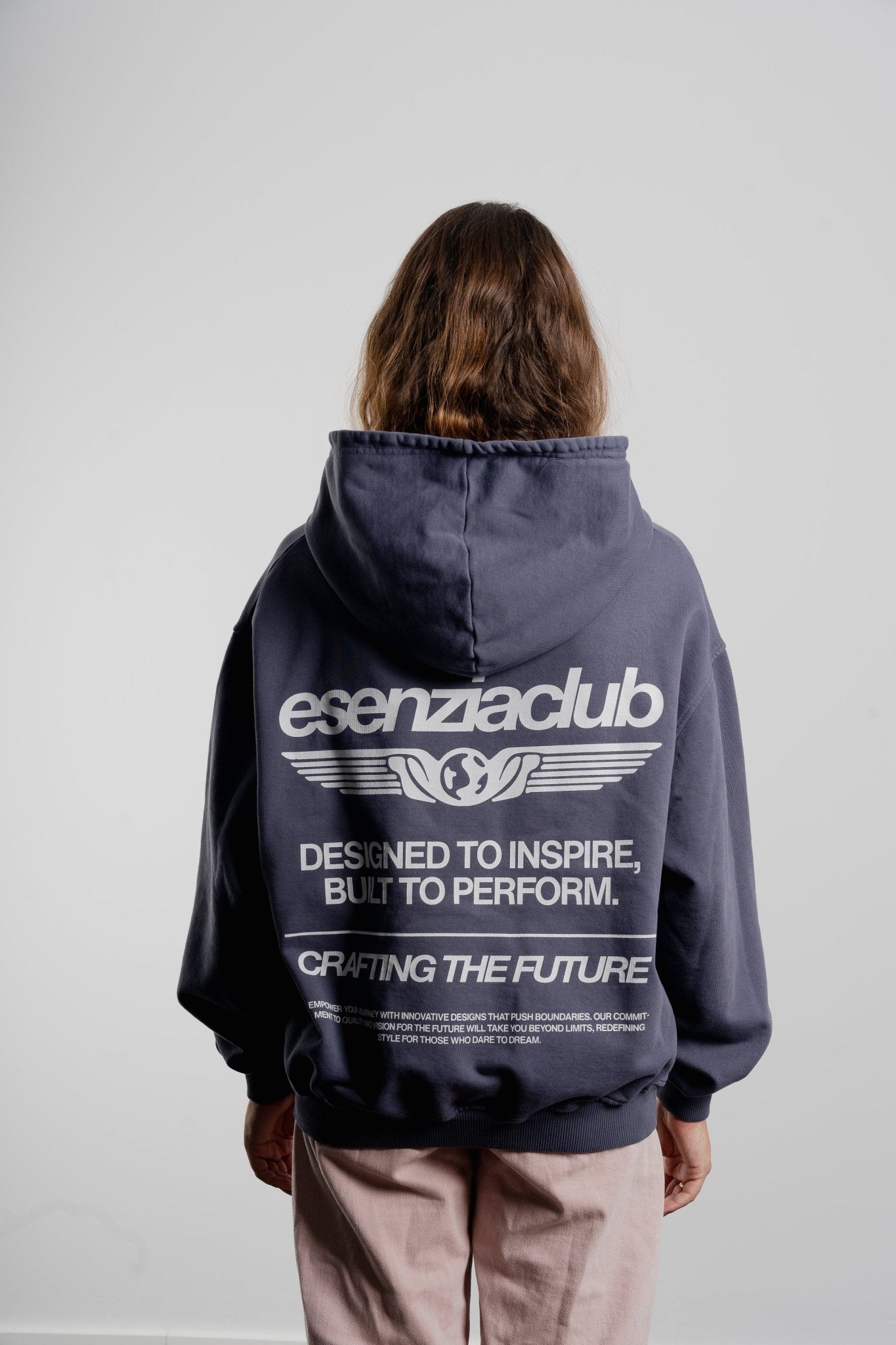 TIRE GREY RUSH HOODIE - Esenzia