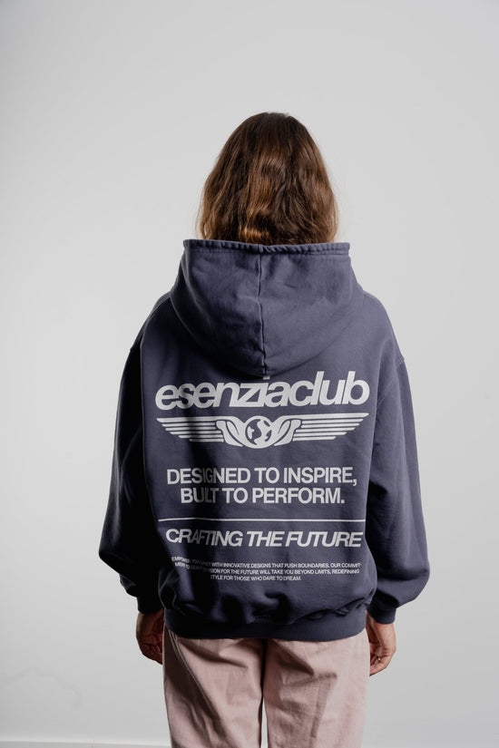 TIRE GREY RUSH HOODIE - Esenzia