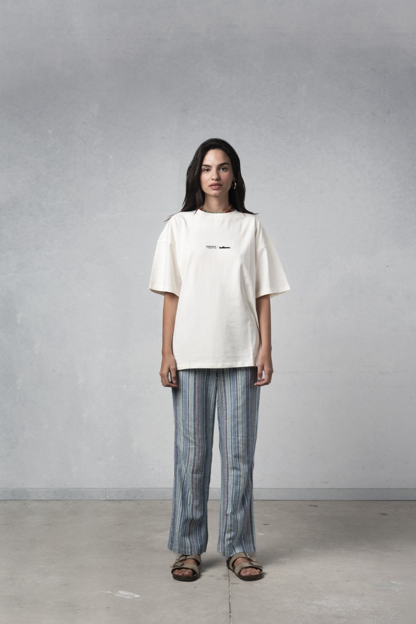 WHITE NANO TEE - Esenzia