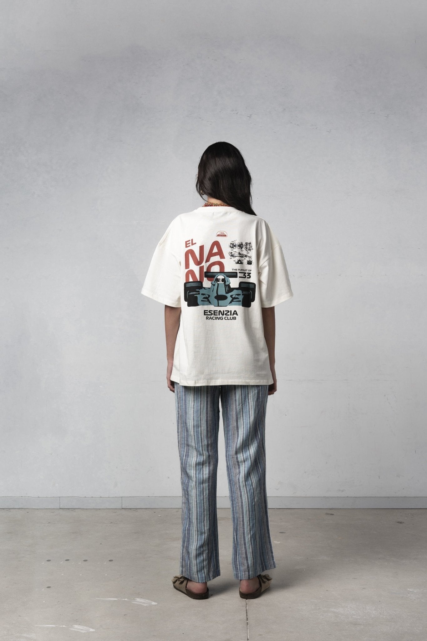 WHITE NANO TEE - Esenzia