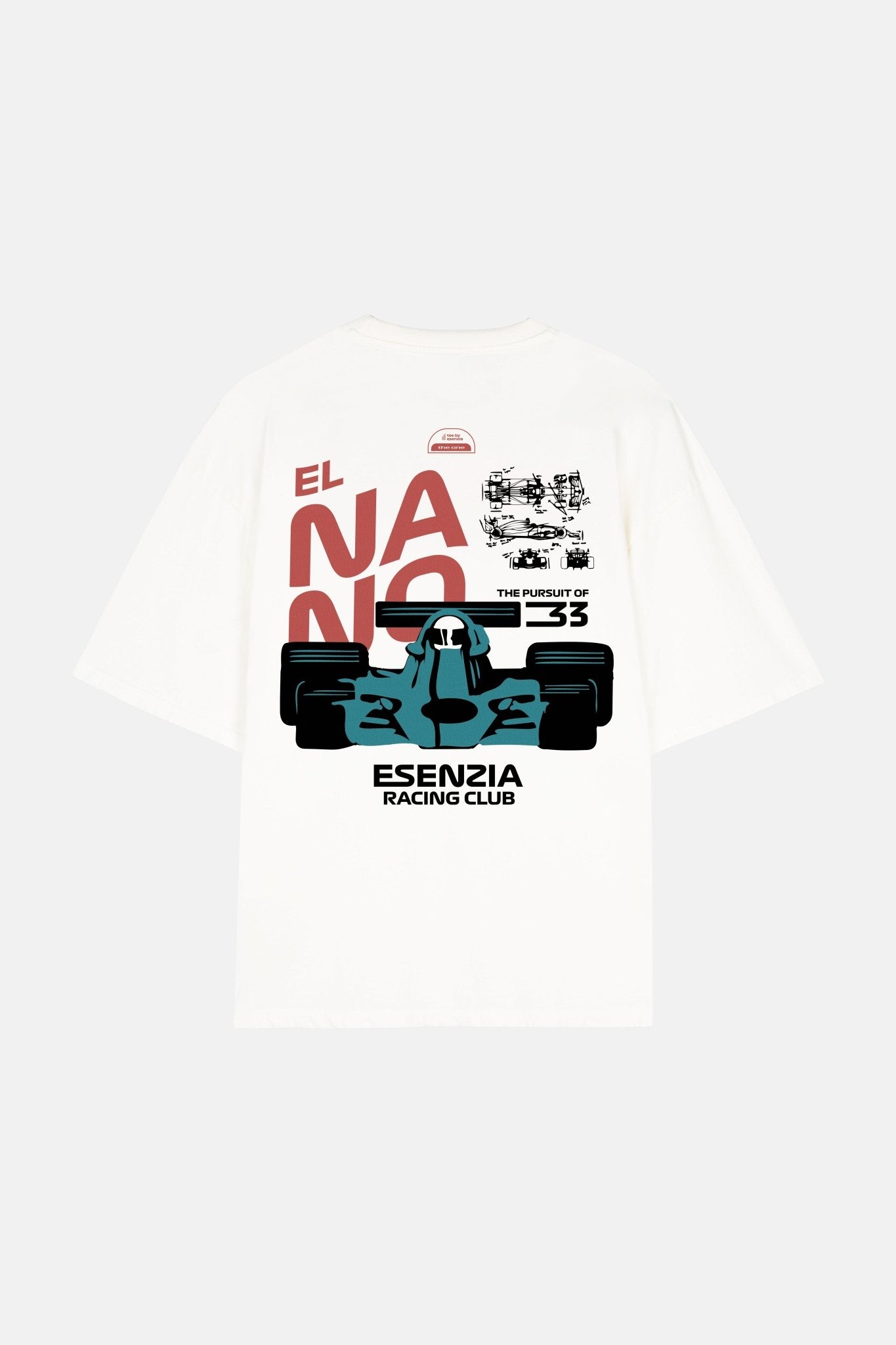 WHITE NANO TEE - Esenzia