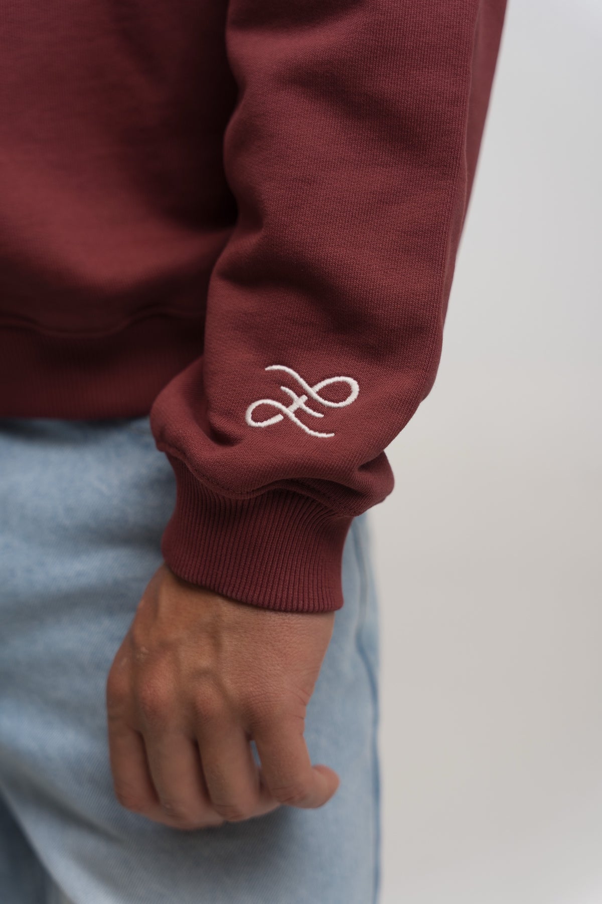 WINE ATHLETIC CREWNECK