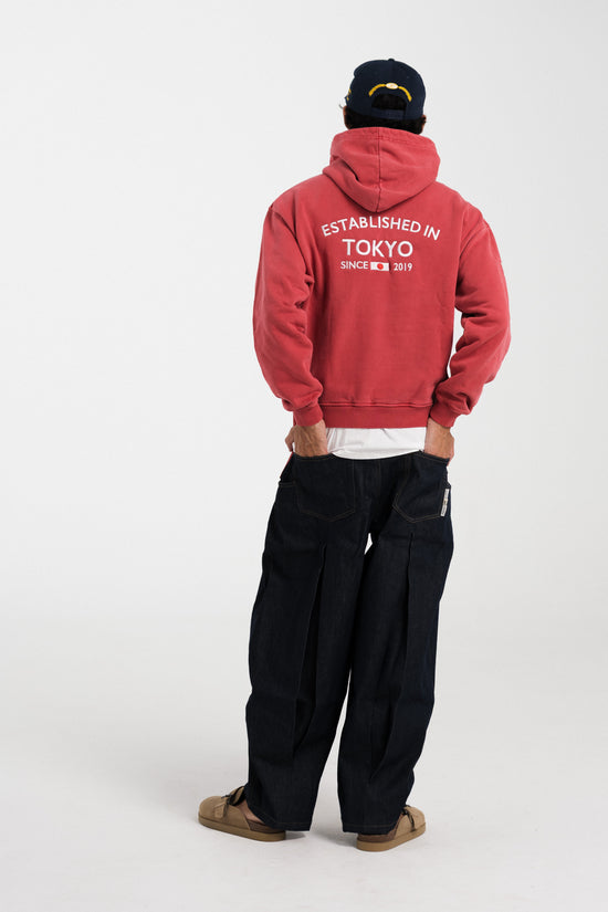 SCARLET WORLDWIDE HOODIE