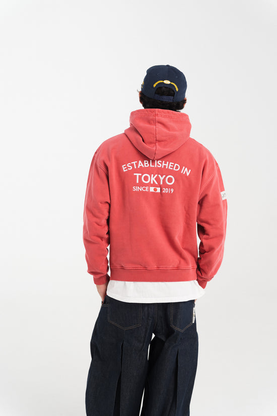SCARLET WORLDWIDE HOODIE